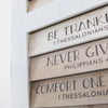In Our Home Inspirational Shutter Window Plaque